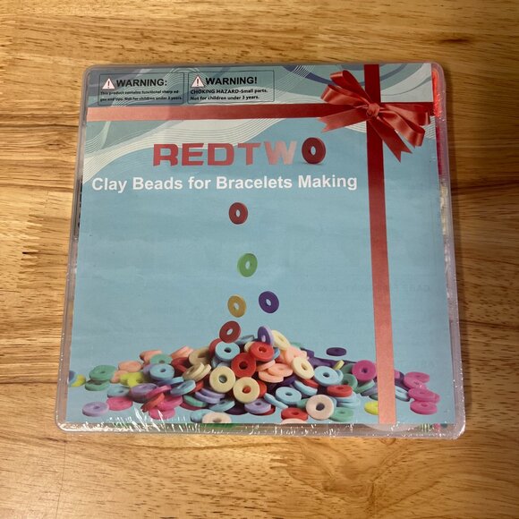 REDTWO Clay Beads For Jewelry Bracelet Making Women's Not Suitable For Children - Picture 2 of 2